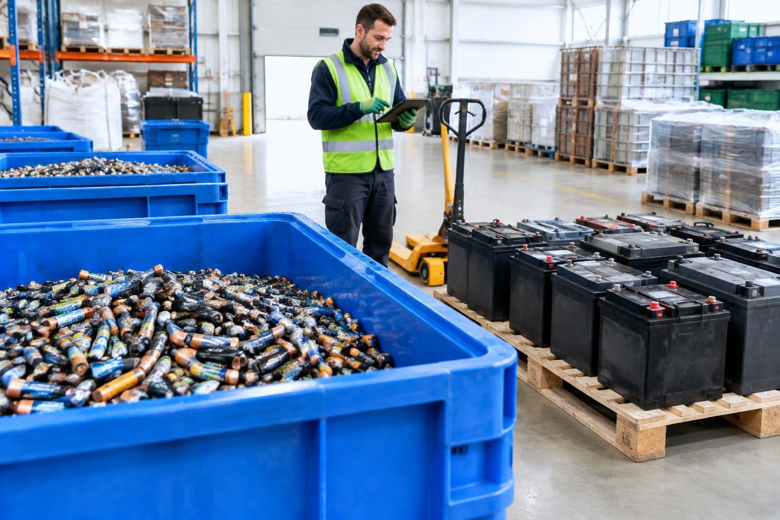 dry cell battery waste collection
