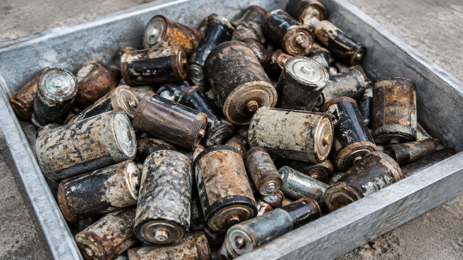 zinc carbon battery waste collection